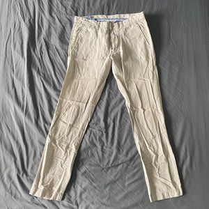 Tan Linen Pants
